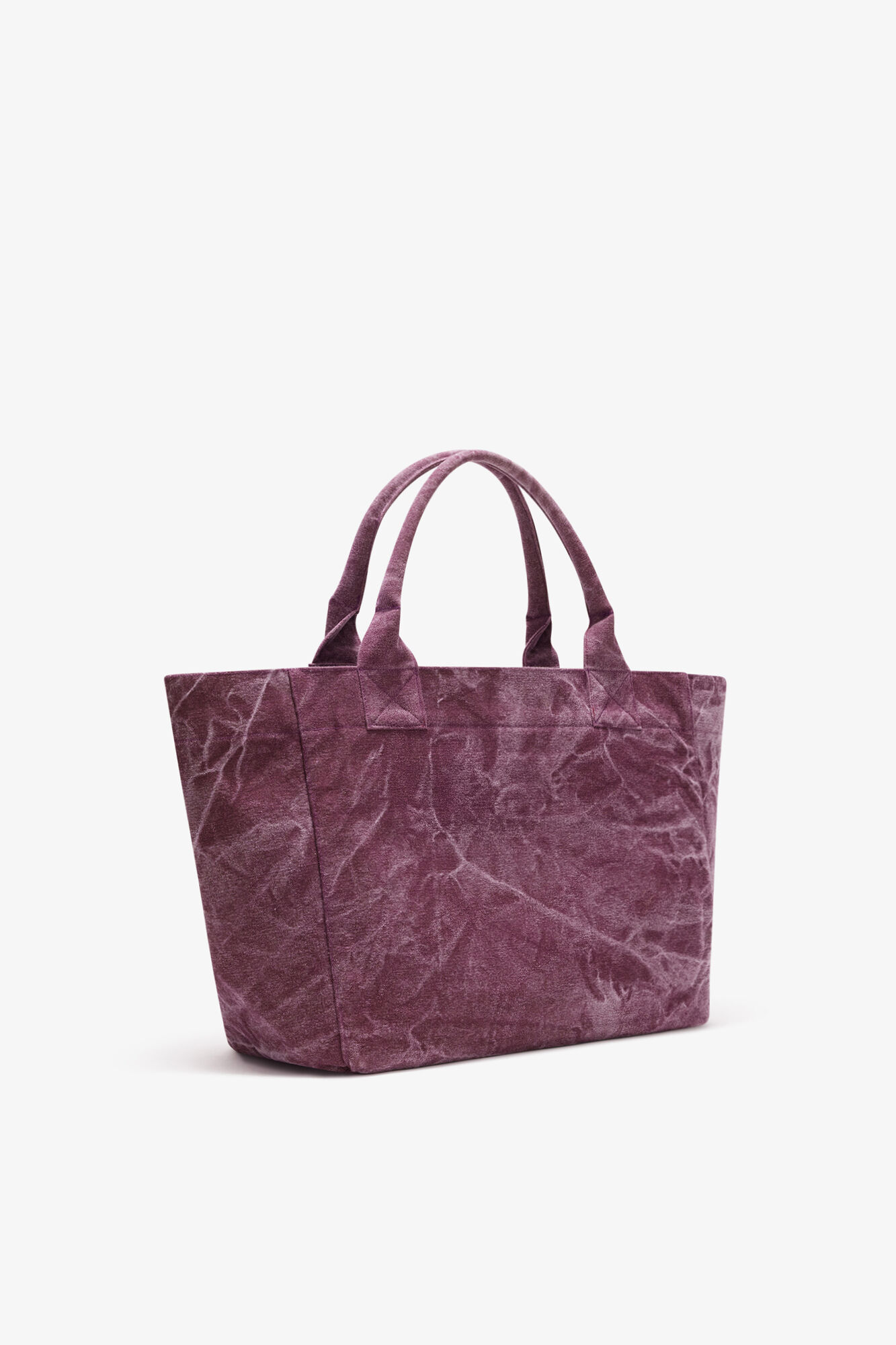Mittelgro&szlig;e Tragetasche mit Wald-Teddy, Recycled Cotton, in colour Port Royale - 2 - GANNI