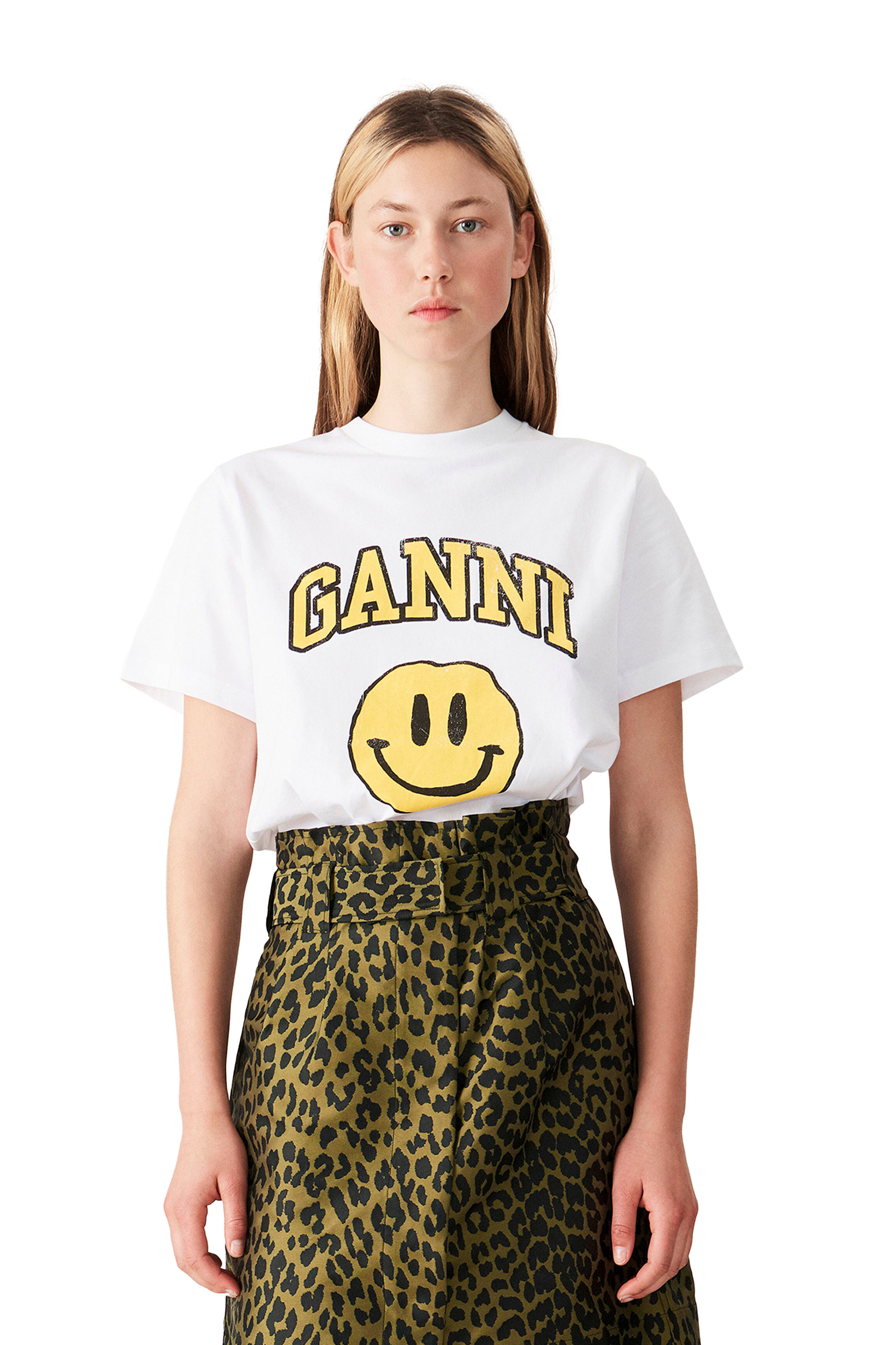 ganni logo tee