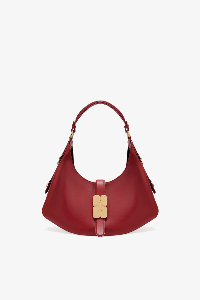 Red Small Kat Bag, Red Dahlia