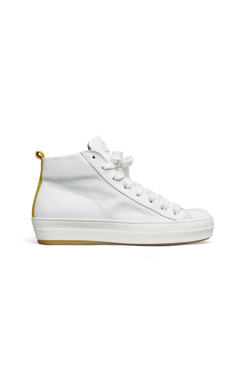 Hope Leather Sneakers, in colour White - 1 - GANNI