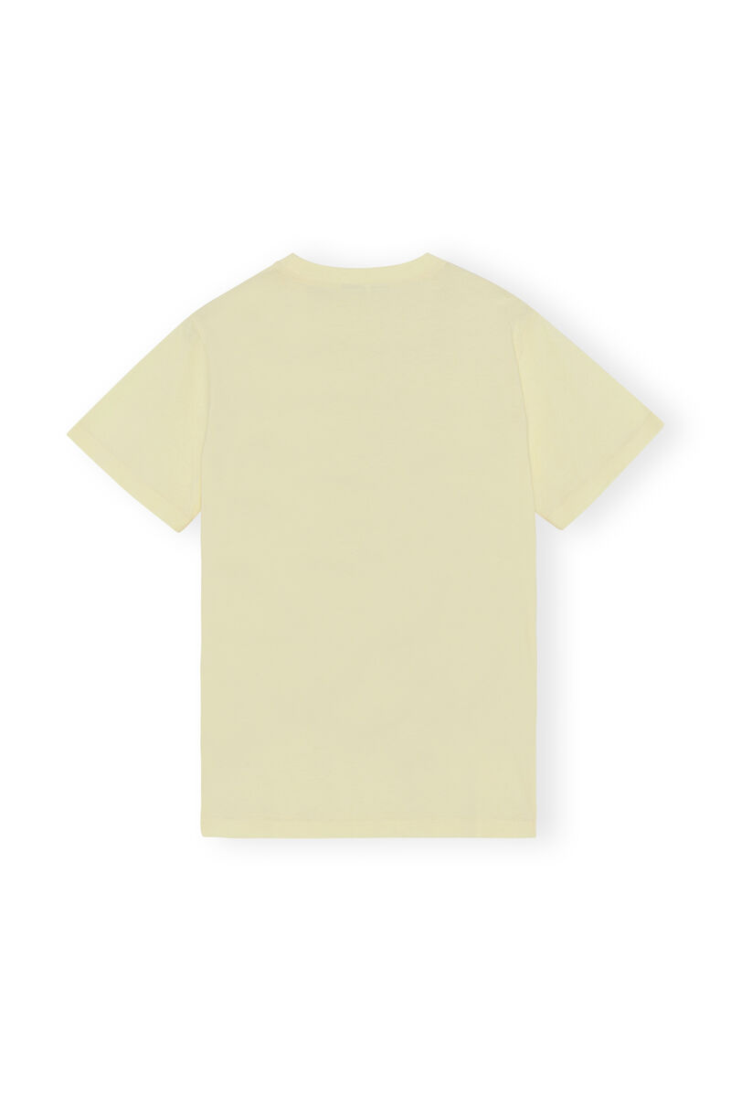 Logo-T-Shirt, Cotton, in colour Flan - 2 - GANNI