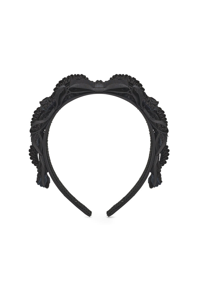 Ferguson Accessories Hairband, in colour Black - 1 - GANNI