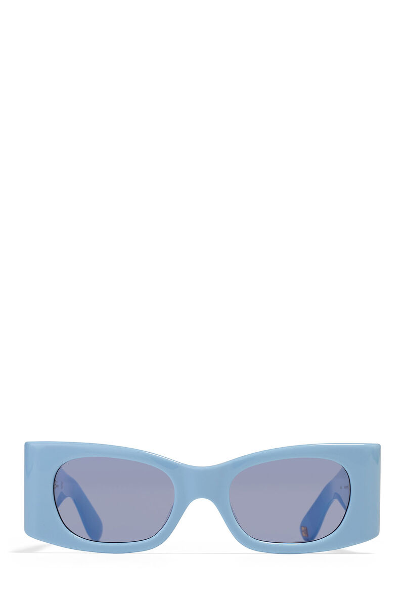 GANNI x Ace & Tate Baby Blue Kayla solglasögon, Acetate, in colour Baby Blue - 2 - GANNI