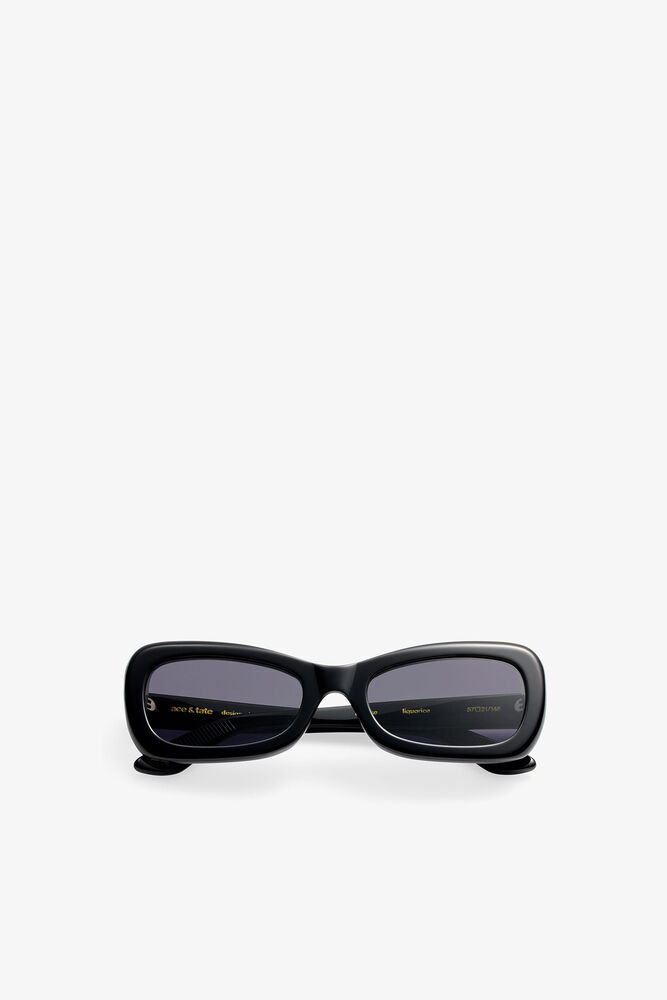 GANNI x Ace & Tate Brooke Sunglasses, Black