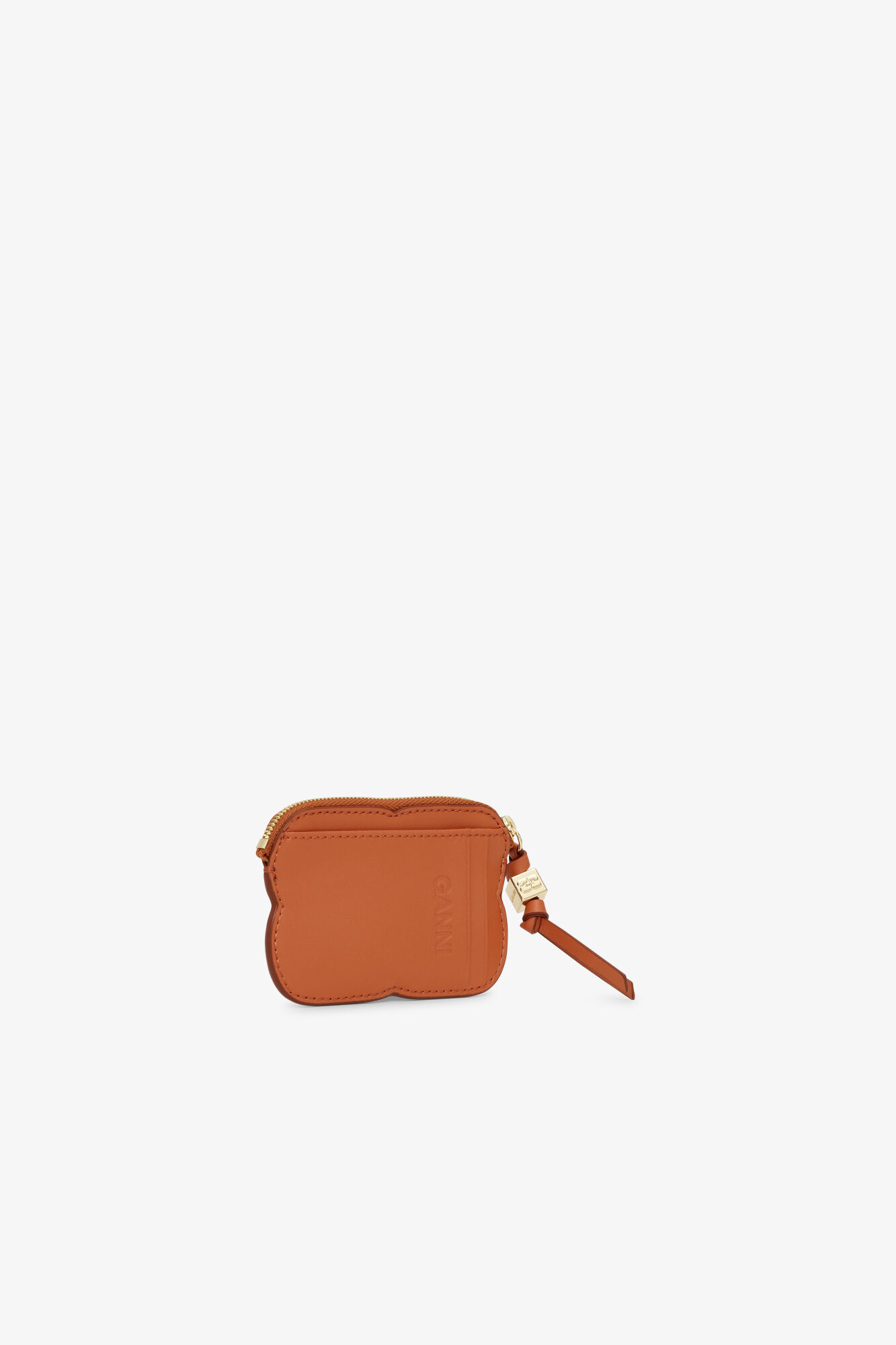 Orange GANNI Bou Zipped Wallet | GANNI DK