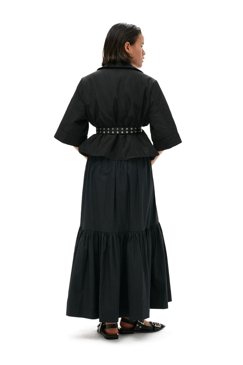 Summer Tech Padded Jacket, Recycled Polyester, in colour Black - 6 - GANNI