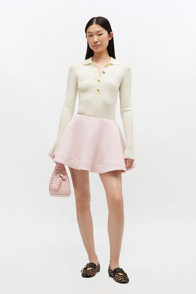 Peacoat Wool Circle Skirt, Ballerina