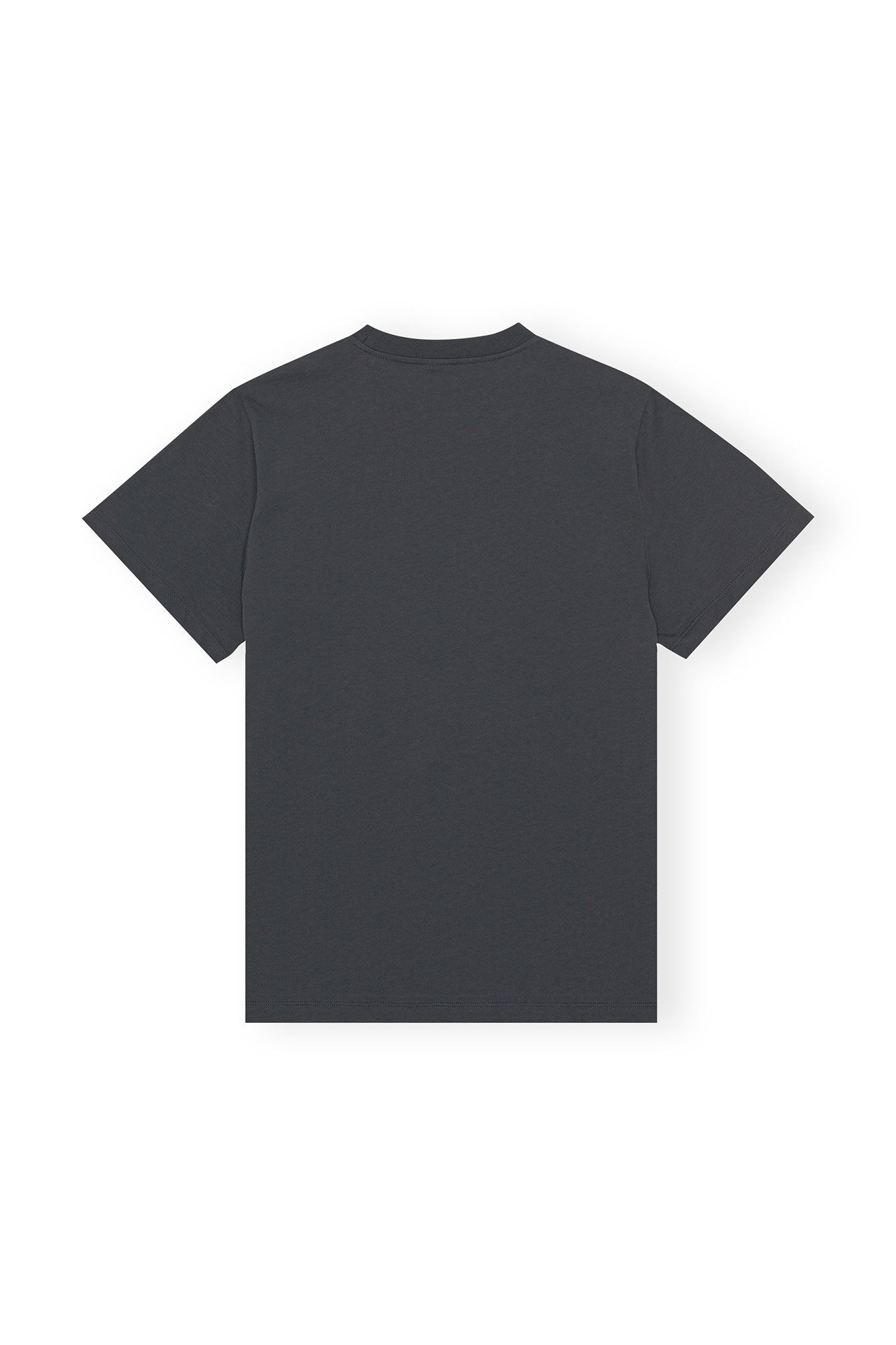 Relaxed Dance T-shirt, Organic Cotton, in colour Volcanic Ash - 2 - GANNI