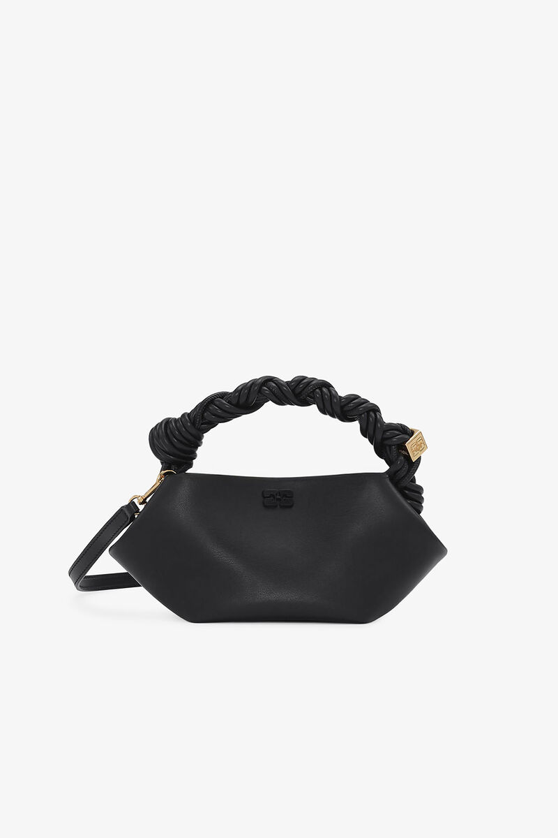 Black Mini GANNI Bou Bag, Polyester, in colour Black - 1 - GANNI