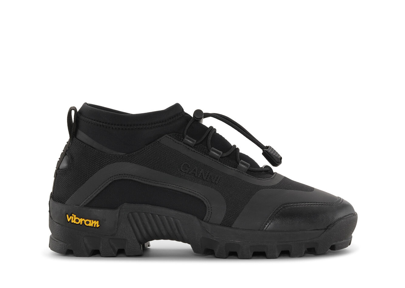 Performance Neoprene Sneakers , Elastane, in colour Black - 1 - GANNI