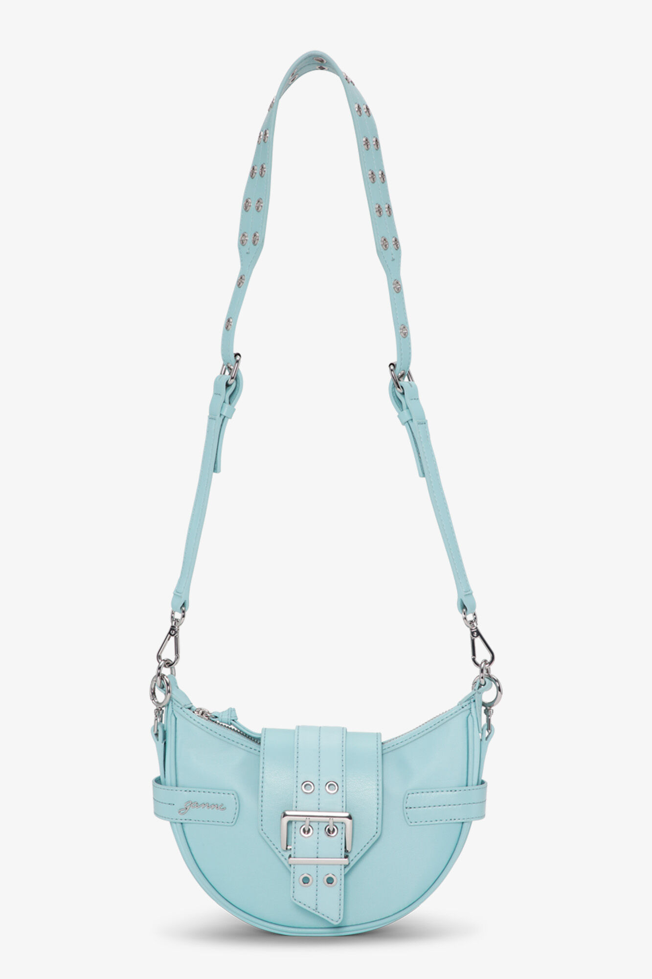 Blå Nylon Bucky Väska, Nylon, in colour Icy Blue - 1 - GANNI