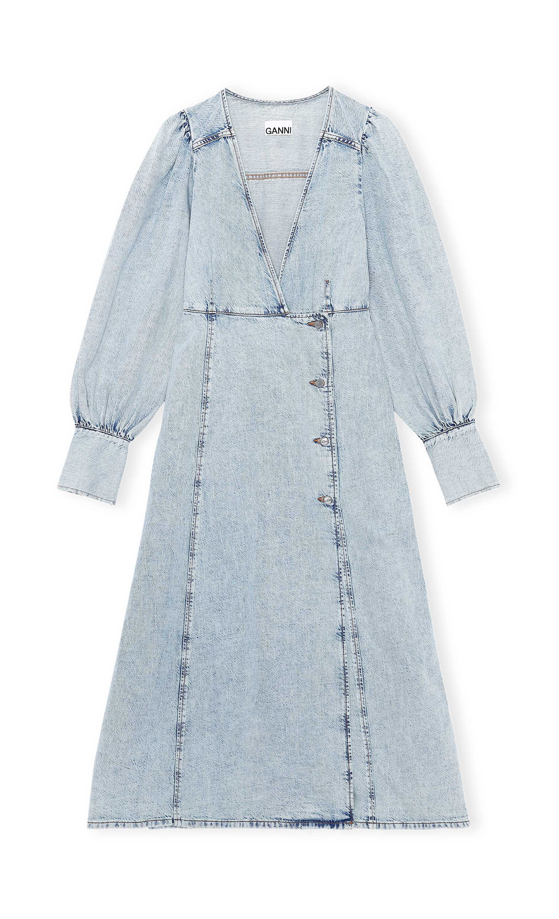 asymmetrical button dress