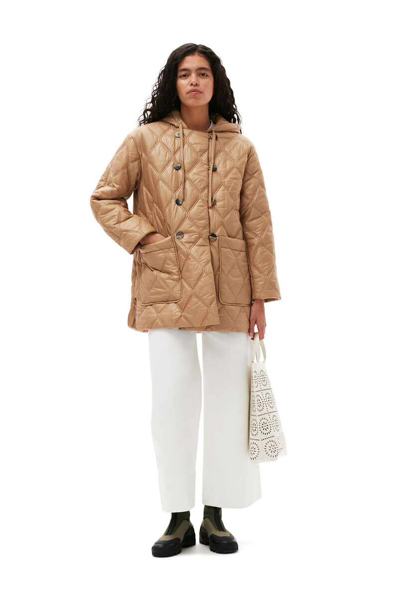 Shiny Quilt Jacket GANNI