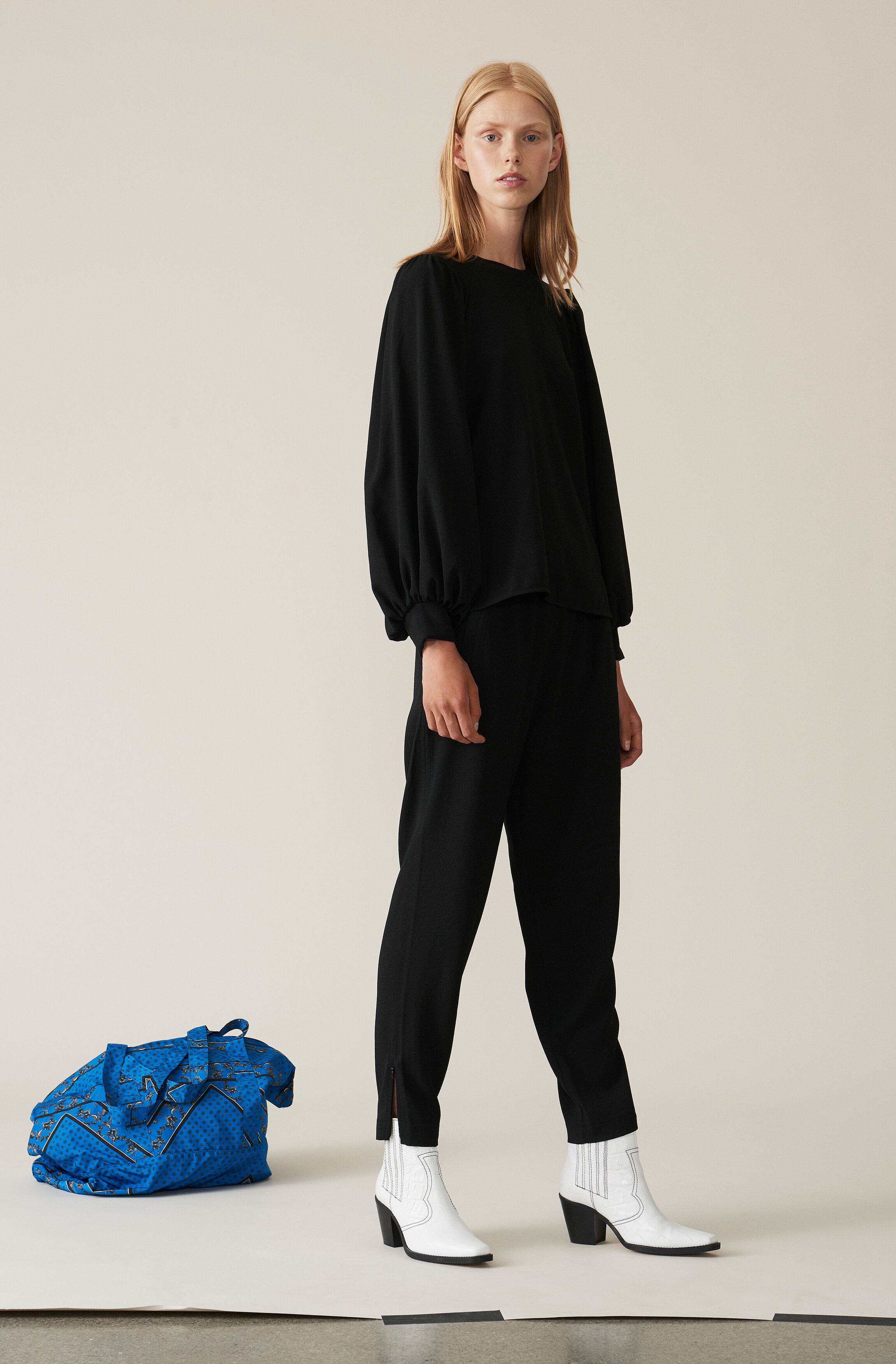 Ganni trousers sale clearance