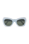 Biodegradable Acetate Big Butterfly Sunglasses, Biodegradable Acetate, in colour Heather - 1 - GANNI