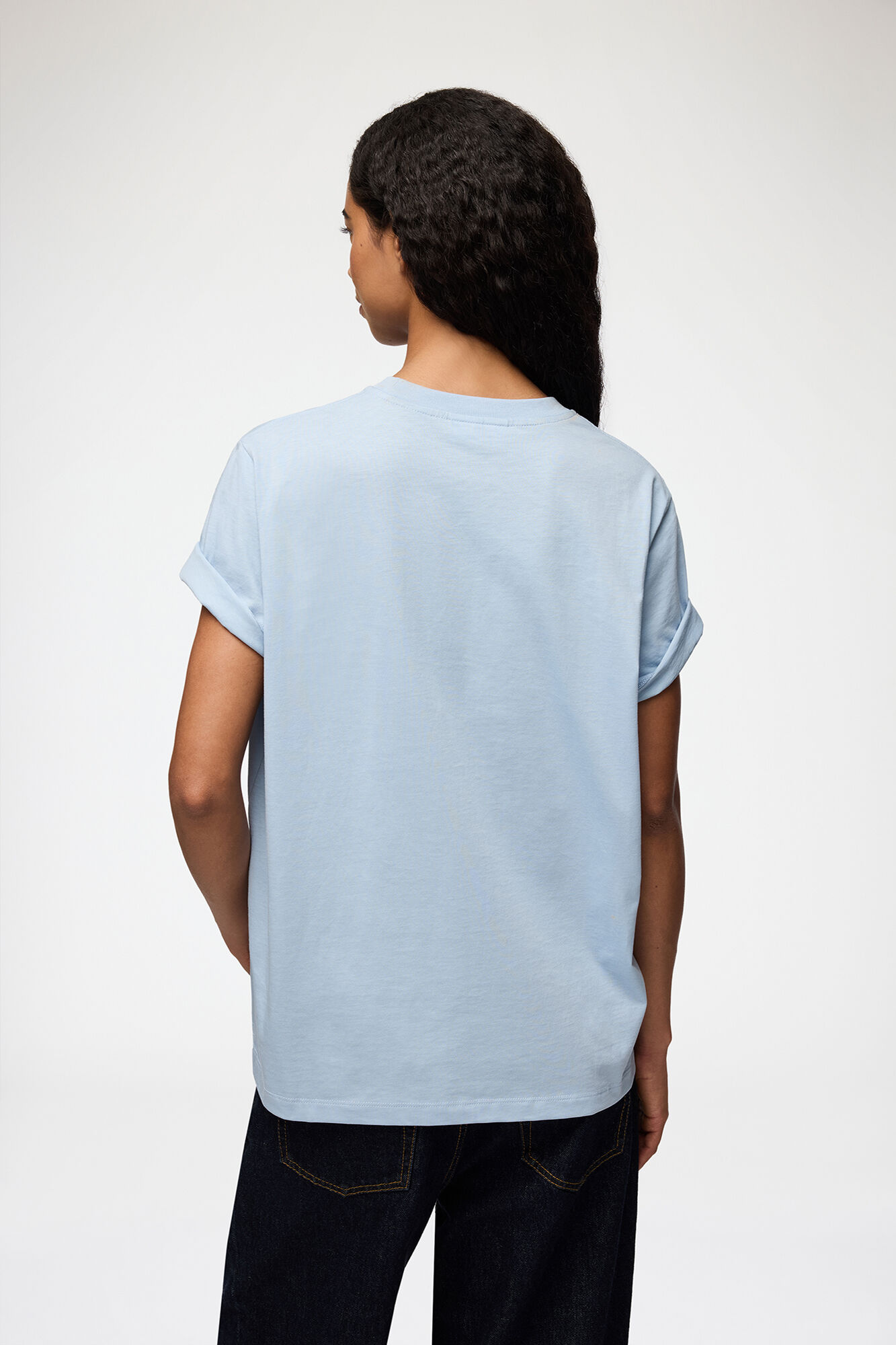 Soft Chambray プードル Tシャツ | GANNI (Global)