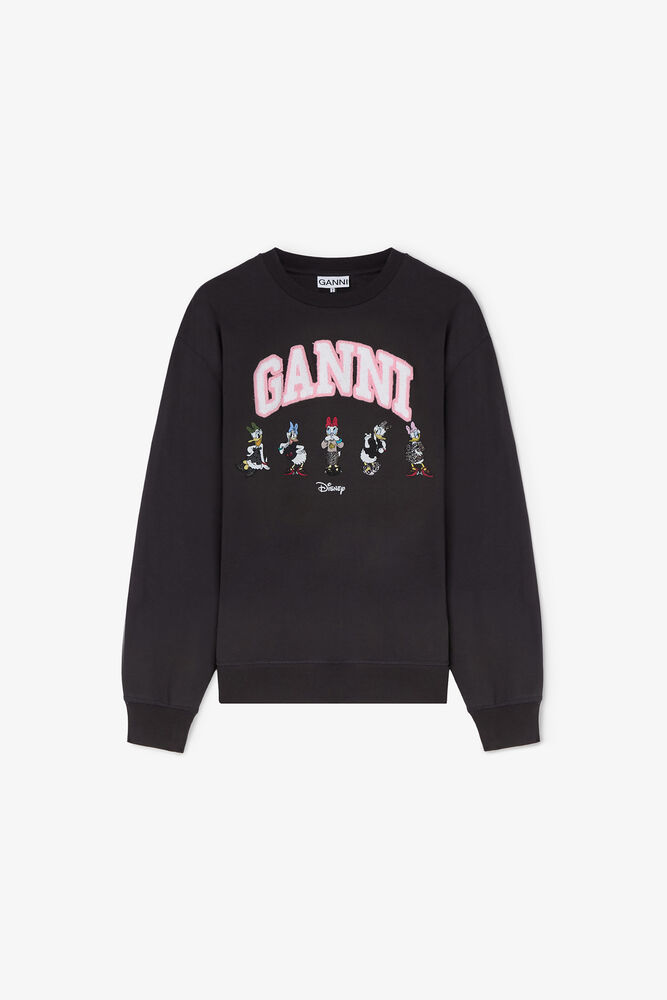Daisy Duck Black Sweatshirt, Phantom