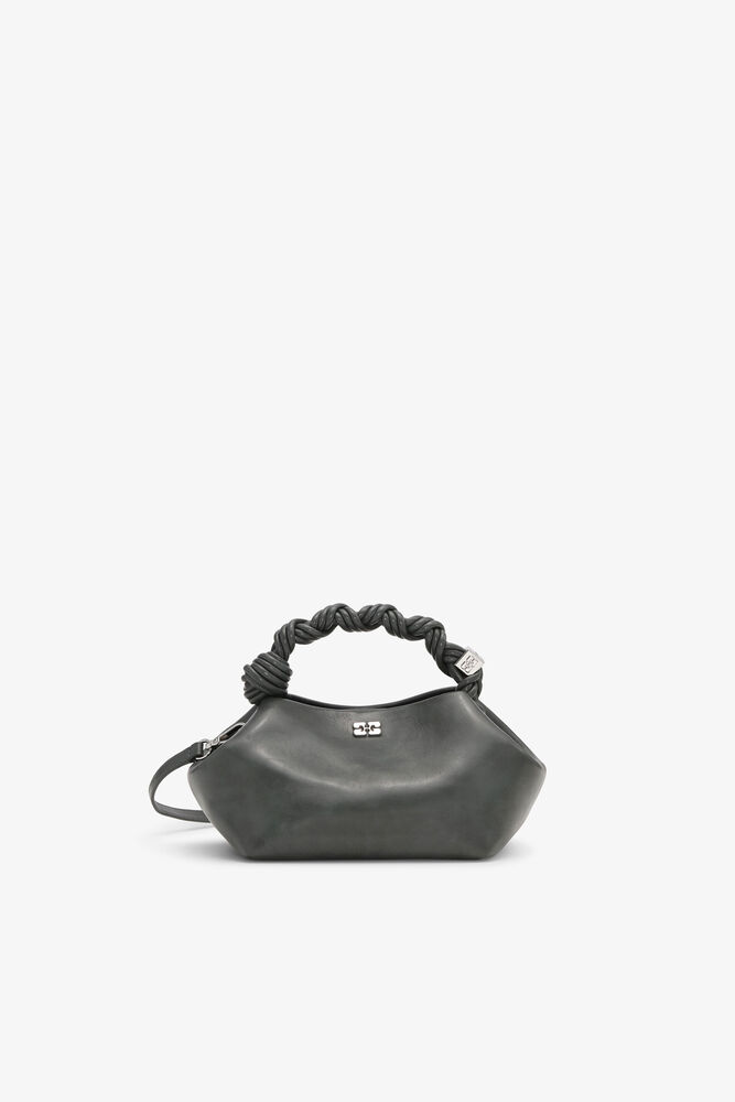 Dunkelgraue kleine Bou Tasche, Steal Grey