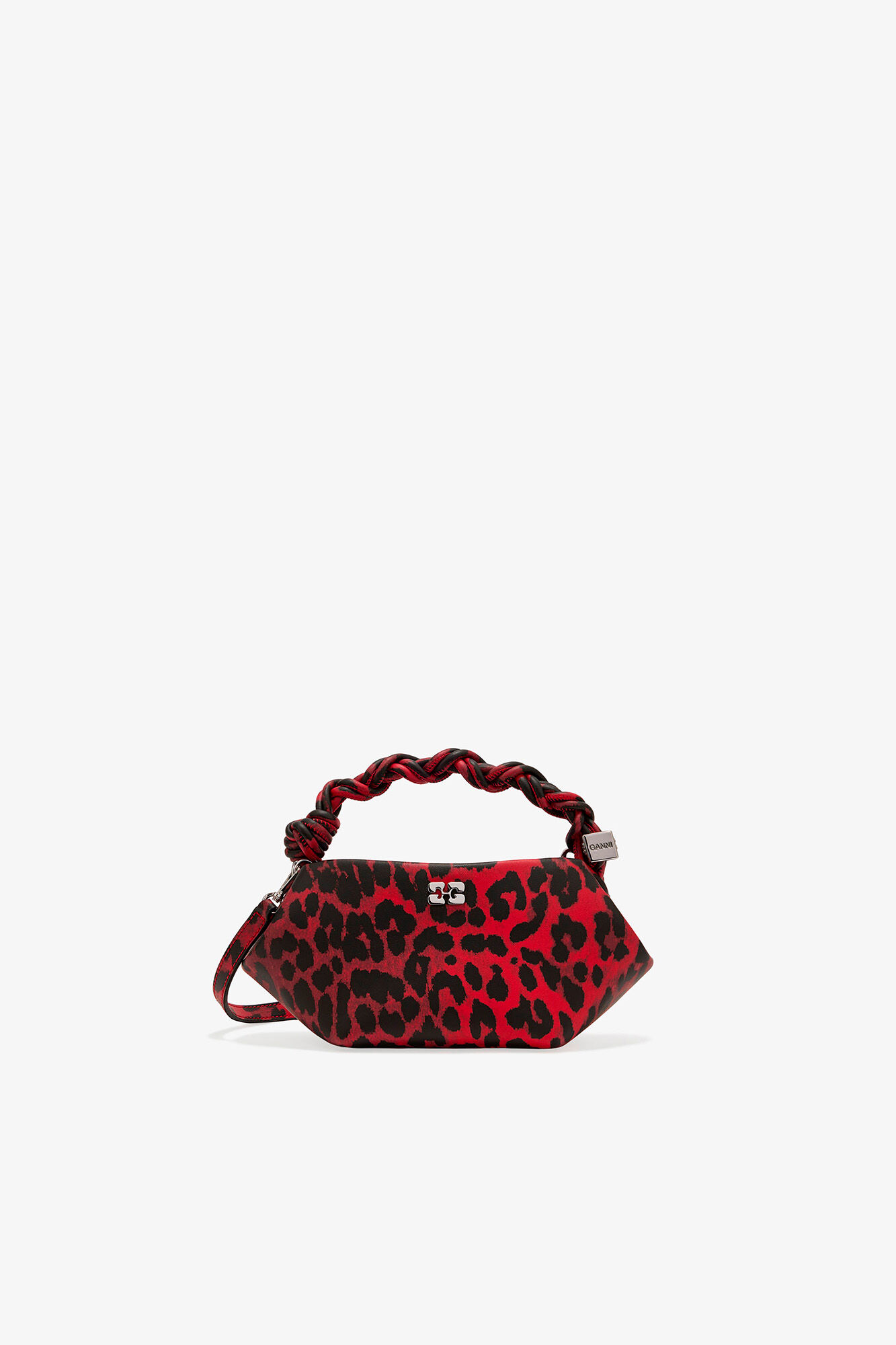 ✴︎GANNI ✴︎ Racing Red Red Leopard Mini Bou Bag | GANNI US