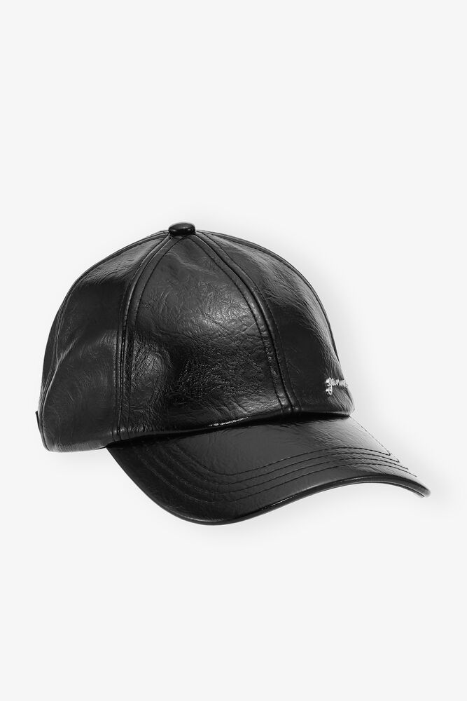 Black Signature Naplack Cap, Black