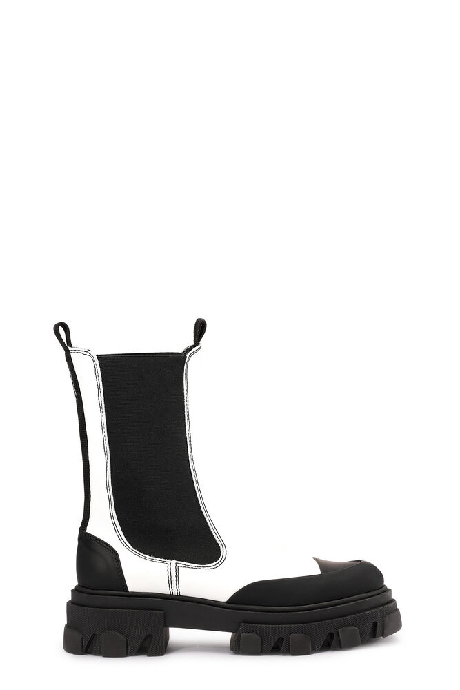 Mid Chelsea Boots, Egret