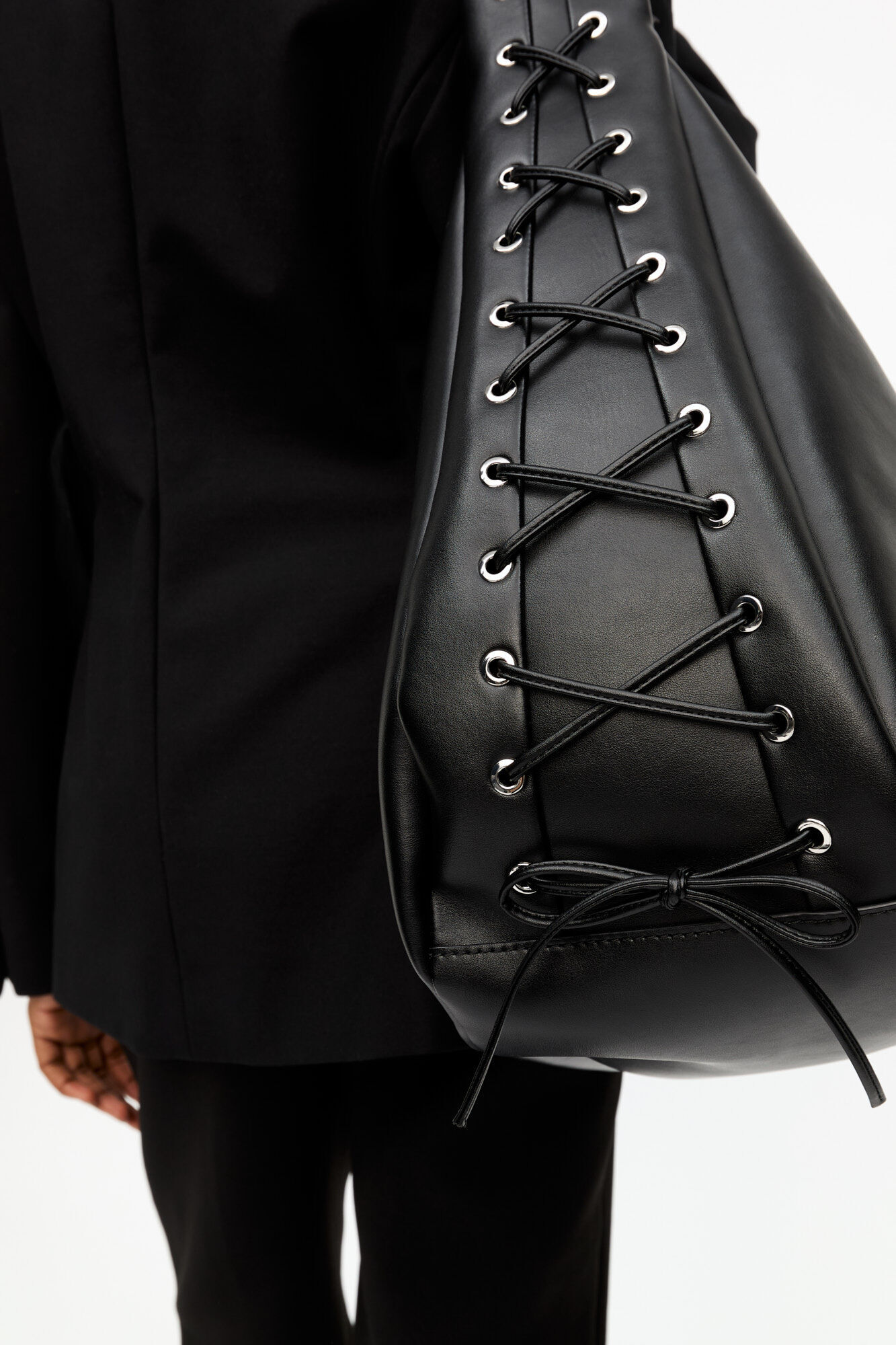 Black Black XXL Hobo Bag | GANNI (Global) CA