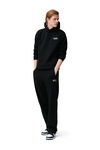 Software Isoli Loose Fit Pants, Cotton, in colour Black - 3 - GANNI