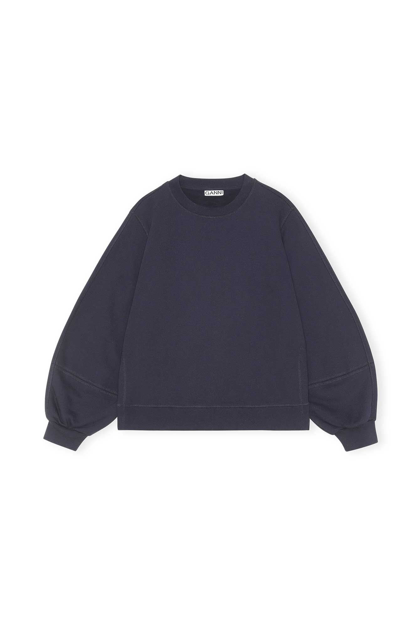 black puff sleeve sweatshirt