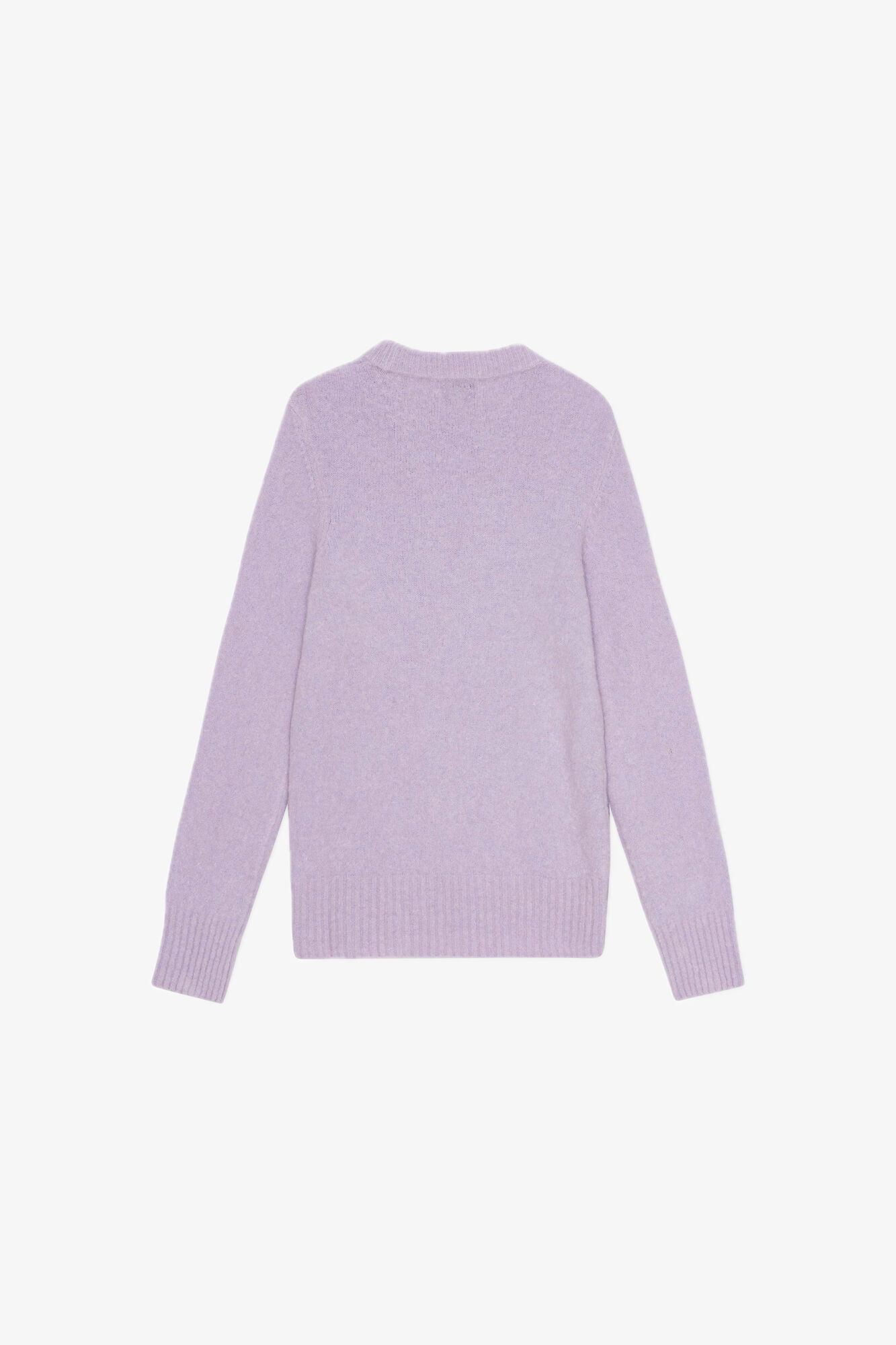 Lavender Sweater, Alpaca, in colour Lavender Blue - 2 - GANNI