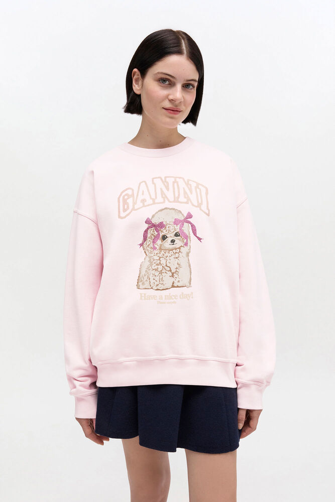 Sweat-shirt rose caniche, Chalk Pink