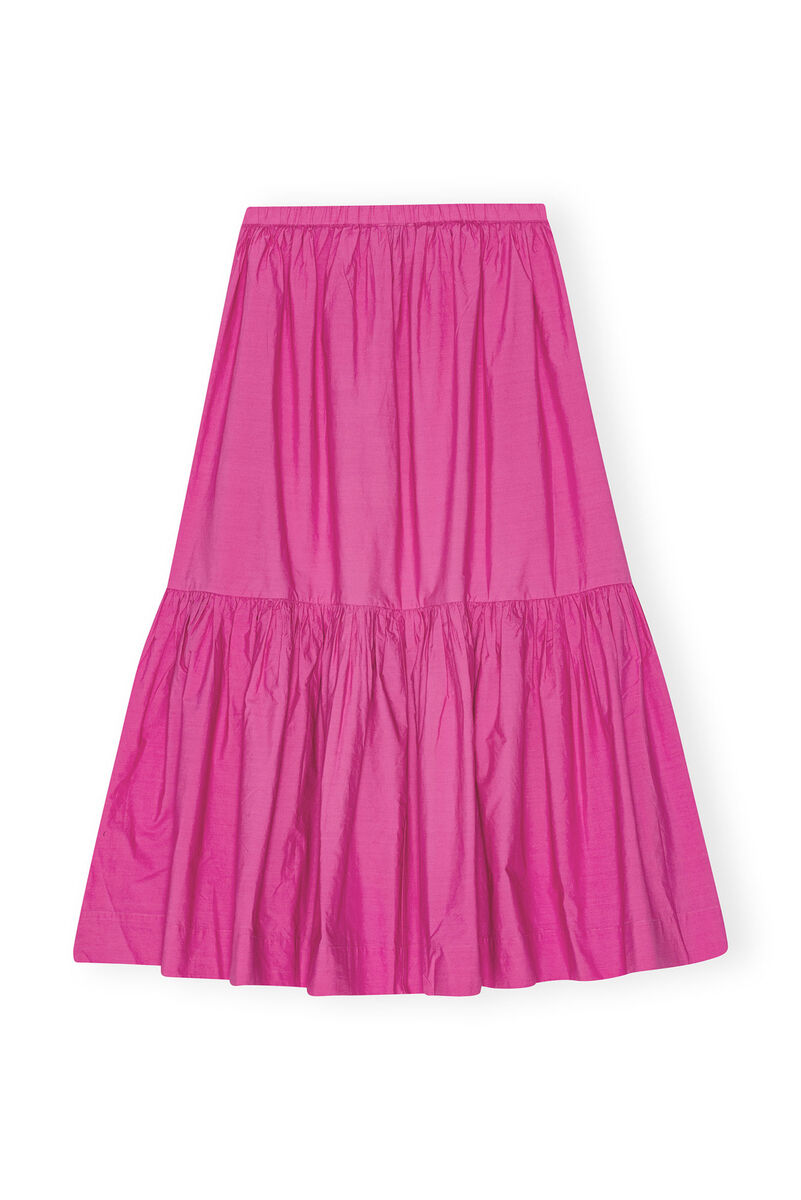 Pure Colour Flounce Sling Skirt