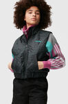 Matte Nylon Matte Nylon Puffer Vest, Polyamide, in colour Black - 1 - GANNI