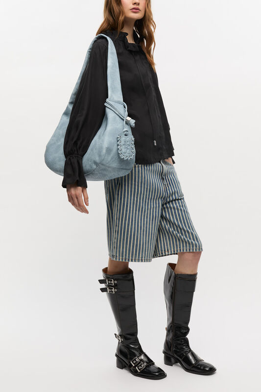 Bleached Medium Hobo Bag