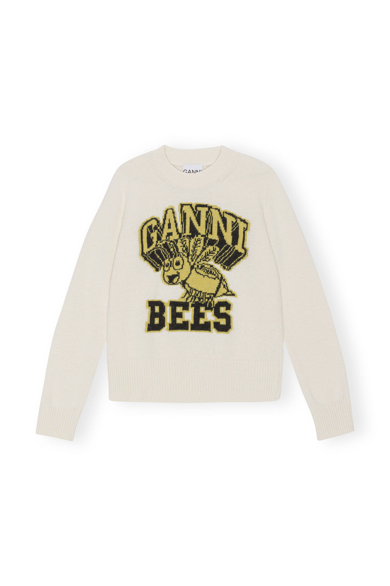 Graphic Bees O-neck Pullover