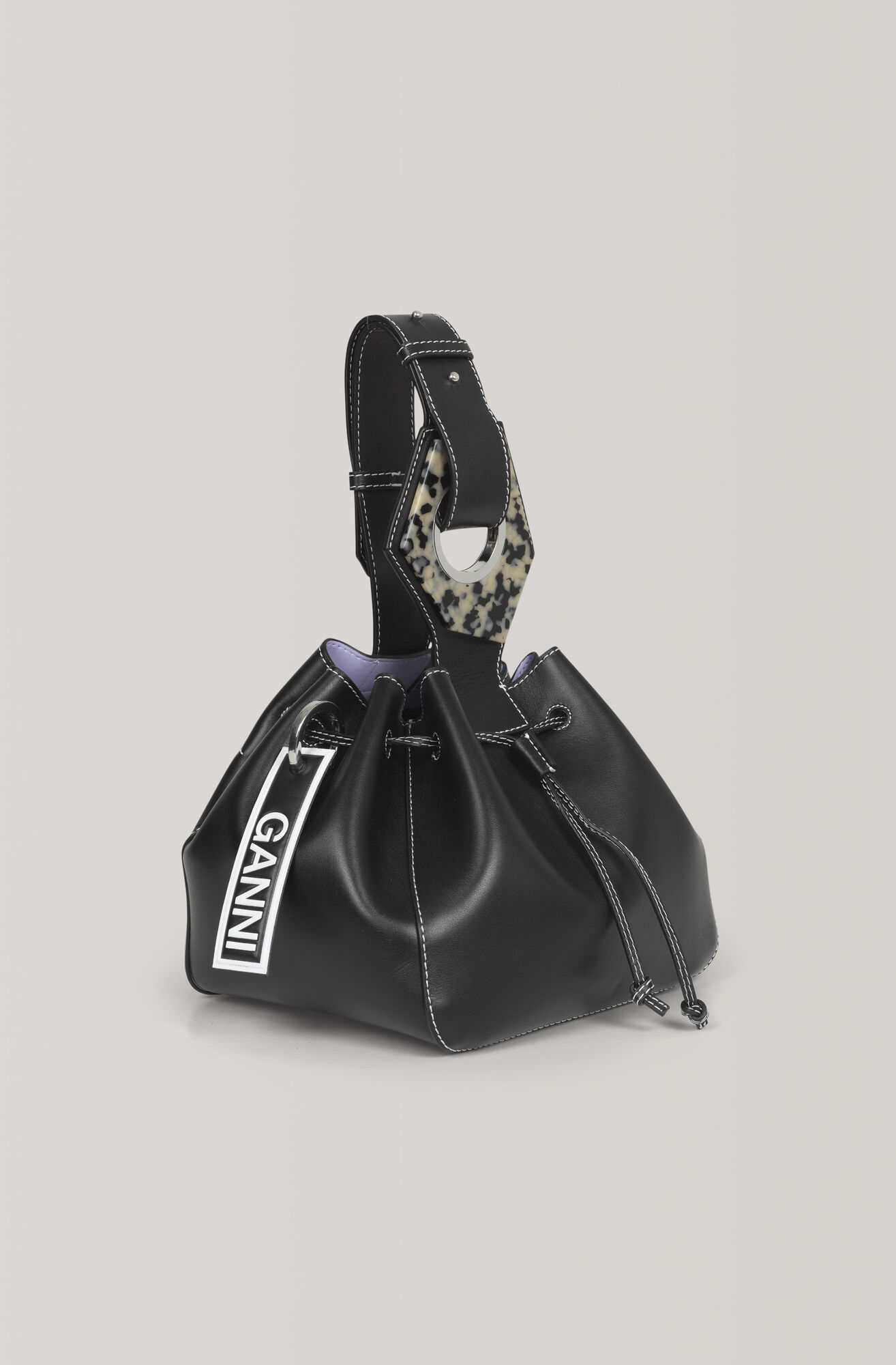 Leather Small Drawstring Bag Leather Small Drawstring Bag