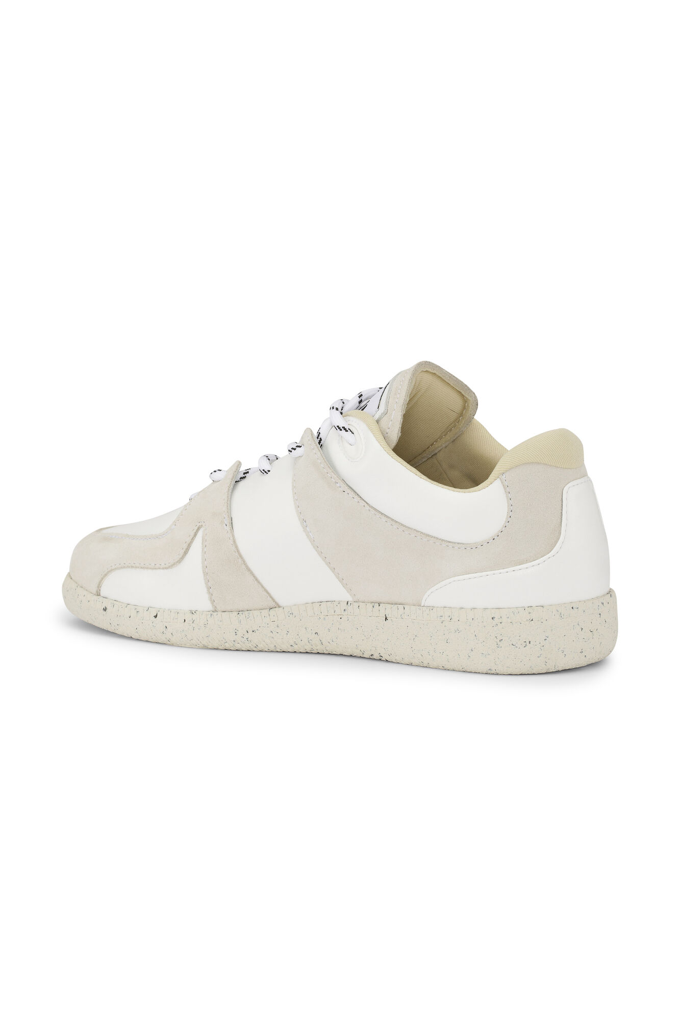 VEGEA™ Retro Sneaker, Leather, in colour Egret - 2 - GANNI
