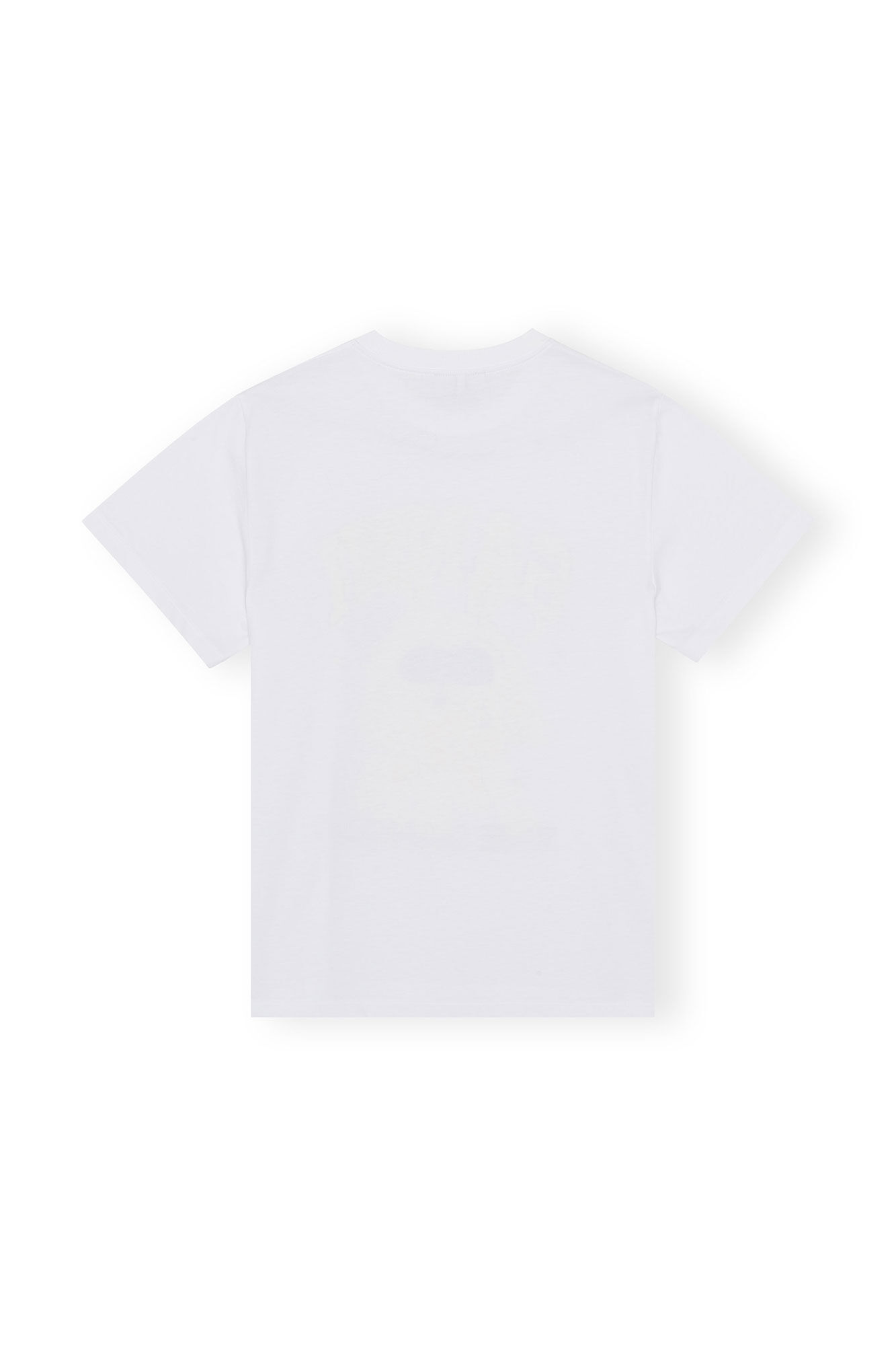 Relaxed Dance Bunny T-shirt, Cotton, in colour Bright White - 2 - GANNI