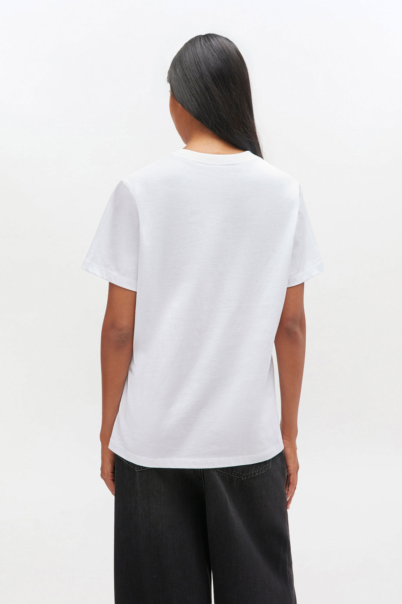 White Puppy T-shirt, Cotton, in colour Bright White - 3 - GANNI