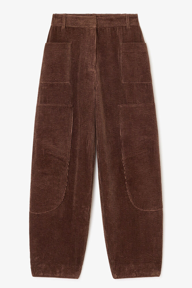 Brown Corduroy Pants, Chicory Coffee