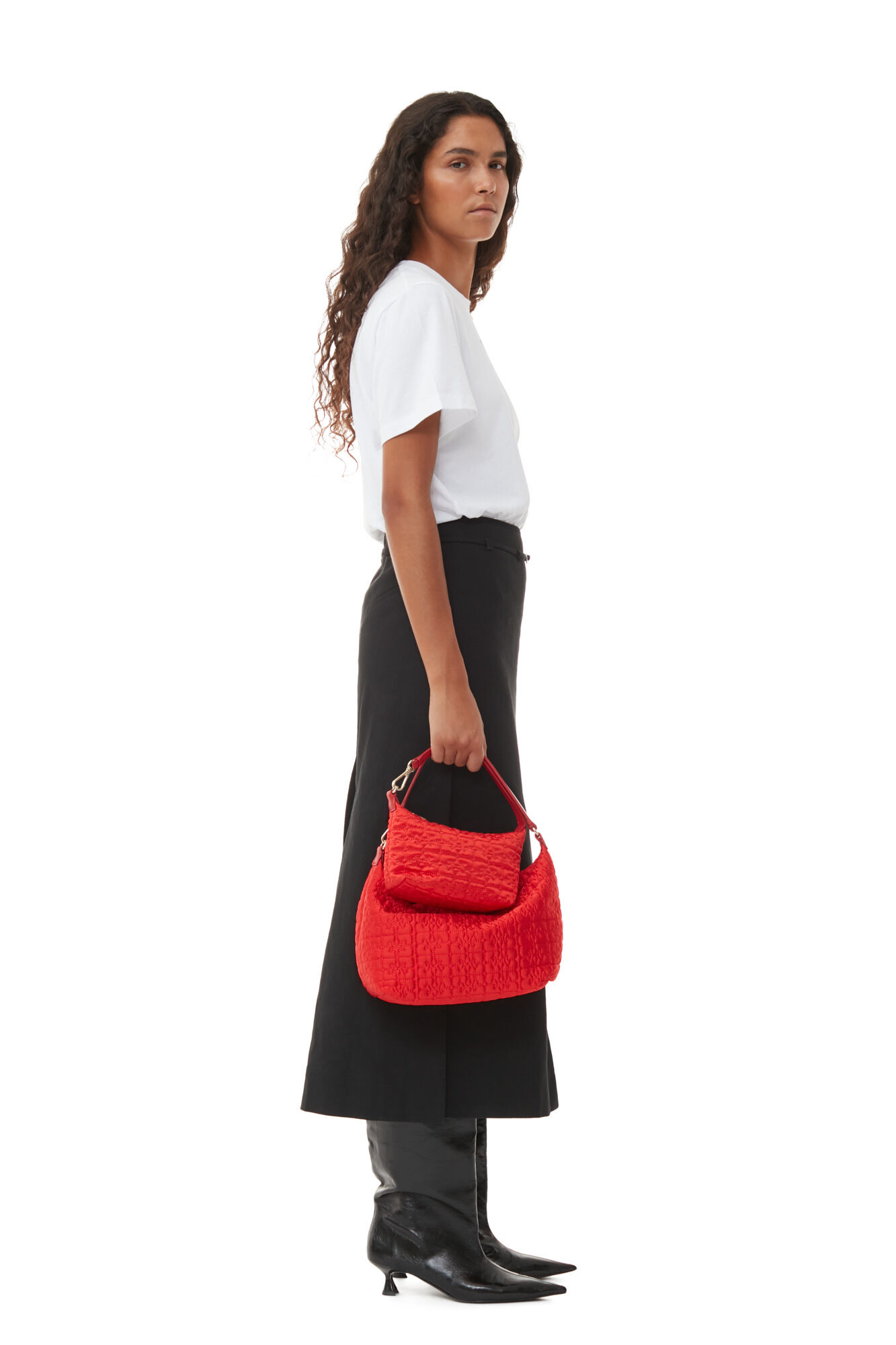 【GANNI】Butterfly Medium Pouch GANNI Pink Medium Butterfly Pouch GANNI