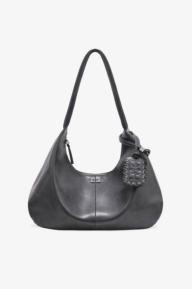 Steal Grey XXL Hobo Bag, Steal Grey