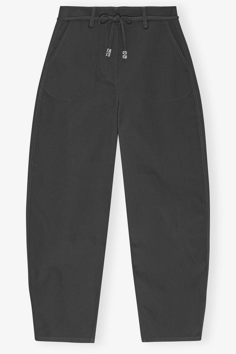 null, Recycled Polyester, in colour Phantom - 1 - GANNI