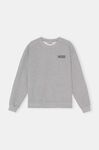 Pullover Sweatshirt, Cotton, in colour Paloma Melange - 1 - GANNI