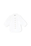 Cotton Poplin Shirt, Cotton, in colour Bright White - 1 - GANNI