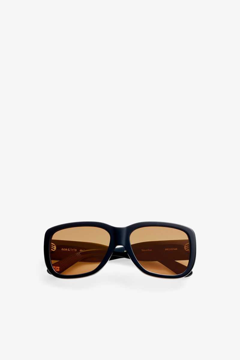 GANNI x Ace & Tate Antonio Sunglasses, Acetate, in colour Black - 1 - GANNI