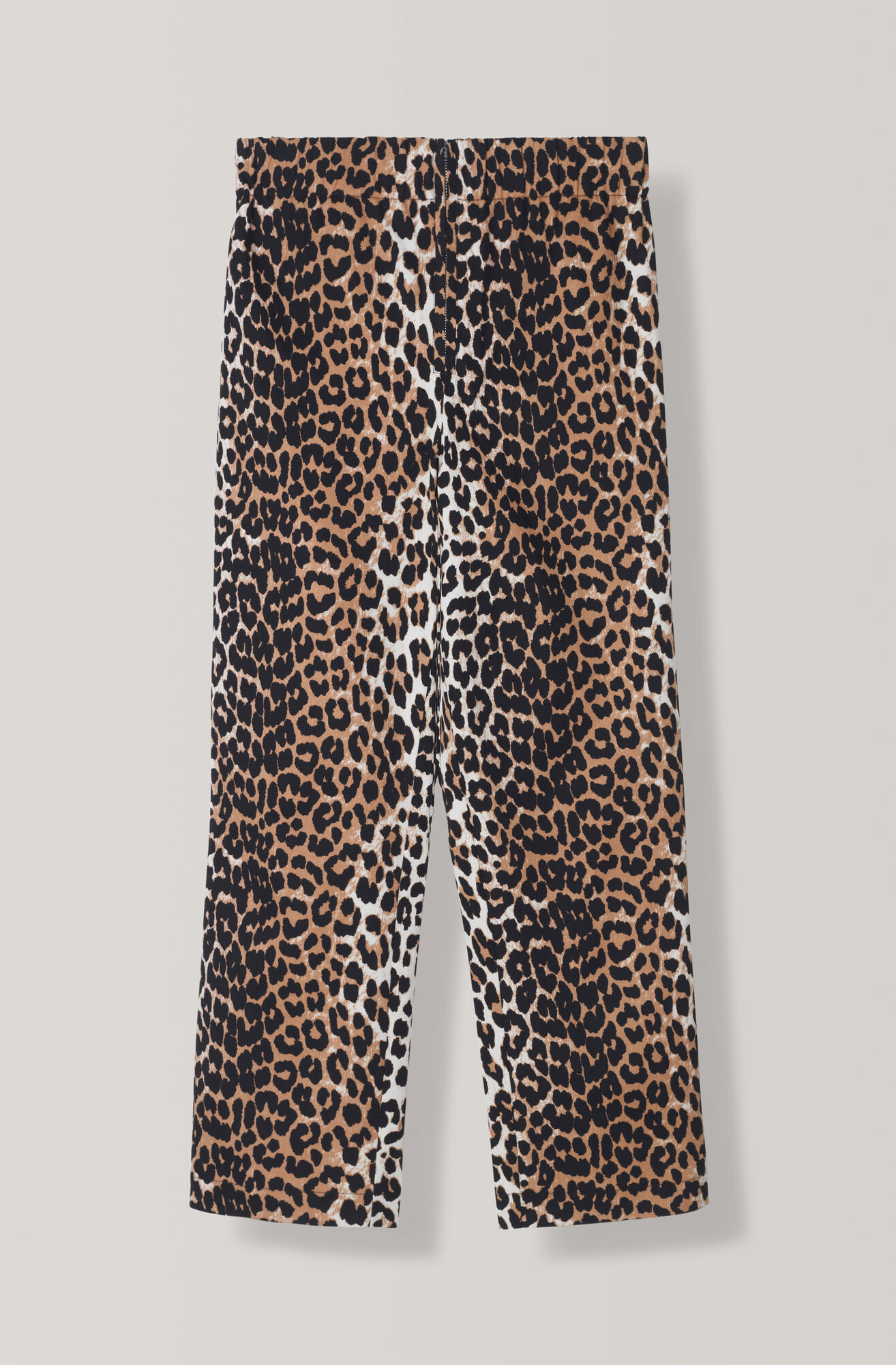 Fabre Cotton Pants, Leopard Fabre Cotton Pants, Leopard, hi-res