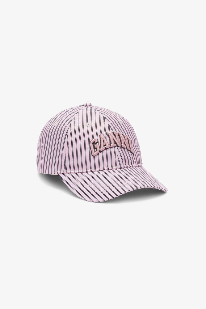 Printed Nylon Cap, Cameo Pink