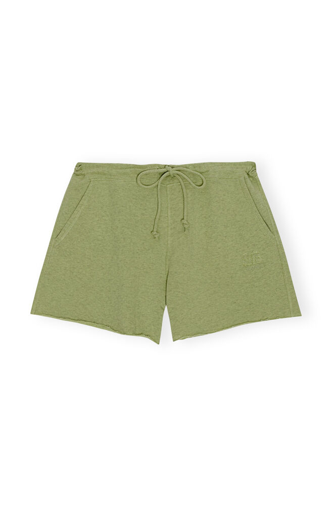 Green Isoli shorts med dragsko, Leek Green