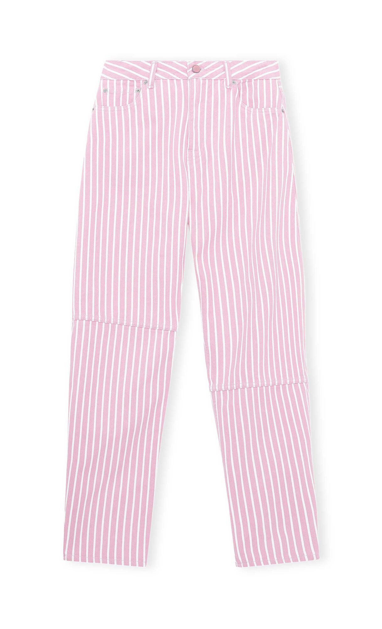 Stary Jeans, Cotton, in colour Moonlight Mauve - 1 - GANNI