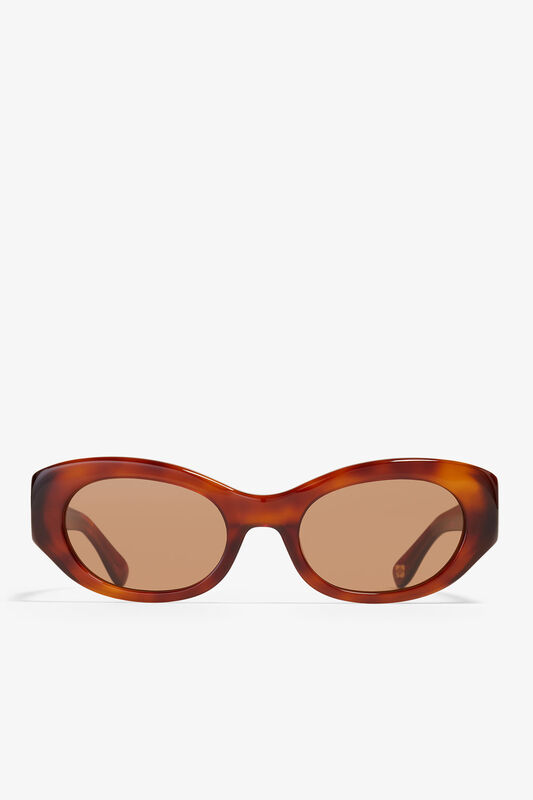 Ganni X Ace & Tate Tiger'S Eye Dakota Sunglasses